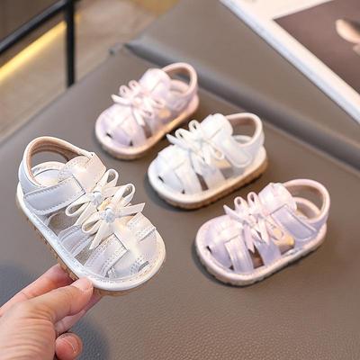 Mädchen Sandalen Sommer 2026 Prinzessin Schleife Quietsch