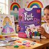 Eva Foil Sticker Set For Diy Craft Projects With Embossed Finish For Creative Kids