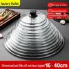 Stainless Steel Tempered Glass Pot Lid