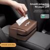 YEZP2 Car Tissue Box Leather Paper Towel Storage Bag Organizer For KIA K5 K9 Sorento Ceed Sportage Proceed RIO Stinger Forte Niro Soul