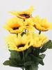 5 Pcs Sunflower Artificial Flowers Silk Fake Flowers for Living Room Table Decoration Wedding Flower Arrangement