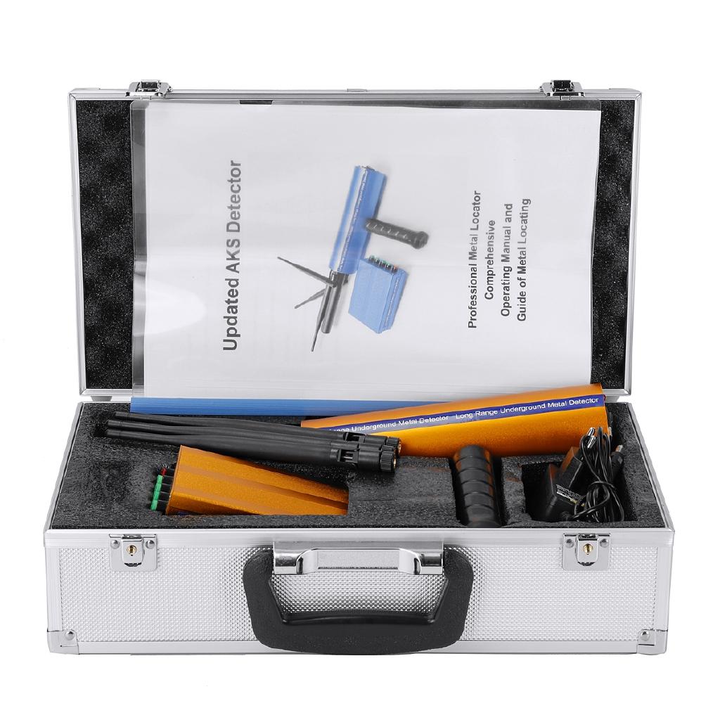 12V Long Range Diamond Finder Tracker Gold/Gems Mini AKS Metal Detector Professtional Underground Handhold 3D Detector