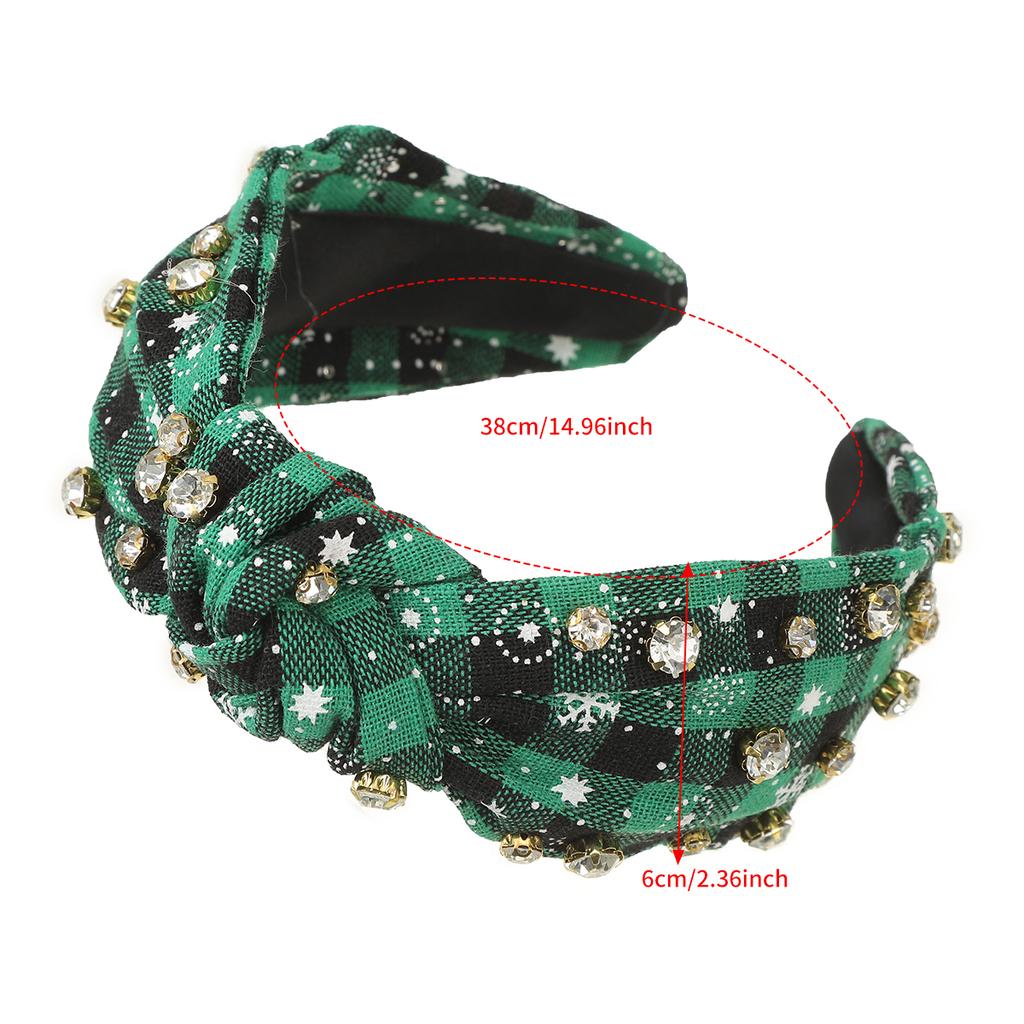 Wide Christmas Hair Hoops Thanksgiving Gift Headbands Bezel Hair Bands Ladies Fashion Hair Accessories Head Band Hoops Headwear