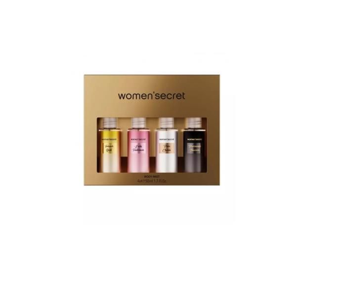 Coffret De Brumes Corporelles - WOMEN'S SECRET - 4x50mL - Eau Fraîche - Parfum Délicat - Fraîches Et Féminines