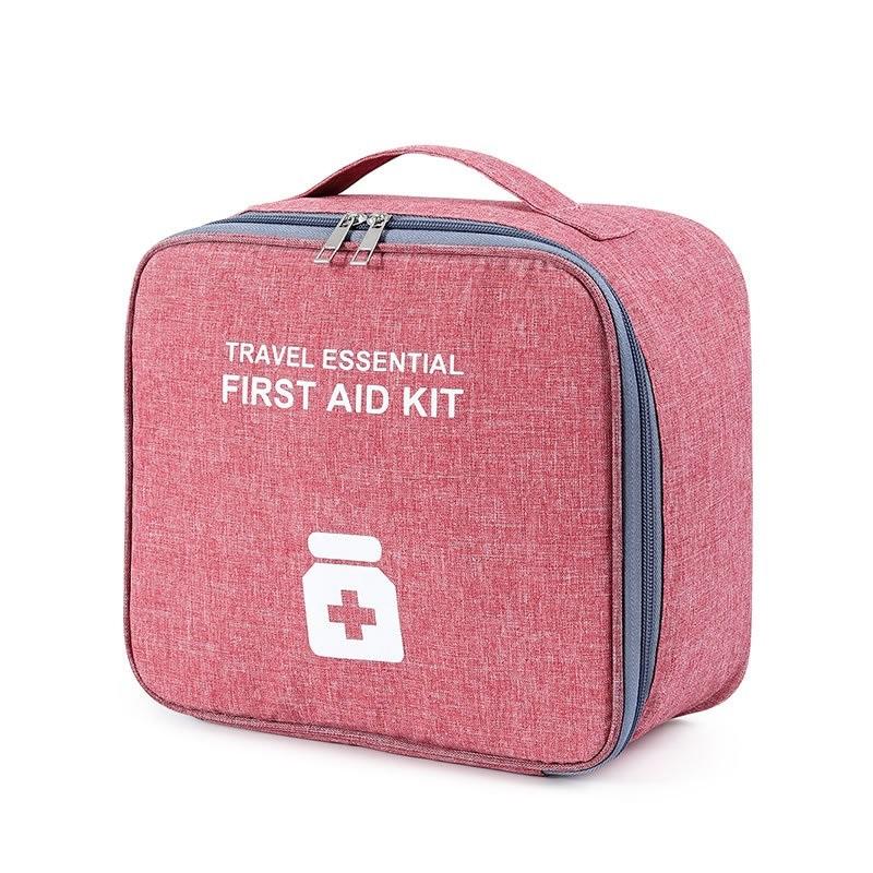 Home Medicine Bag Portable Travel First Aid Kit Medical Emergency Kit Organizer Outdoor Medicine Pill Storage Carrying Case Bag