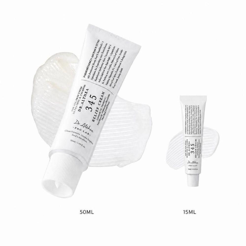 Dr.Althea 345 Relief Cream Mini 15ml + Full Size Soothing & Regenerating Cream 50ml Set