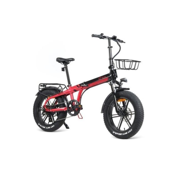 Bicicleta Eléctrica YOUIN Dallas BK1650 FAT Plegable 250W 52Nm 20" Suspensión Frenos Hidráulicos