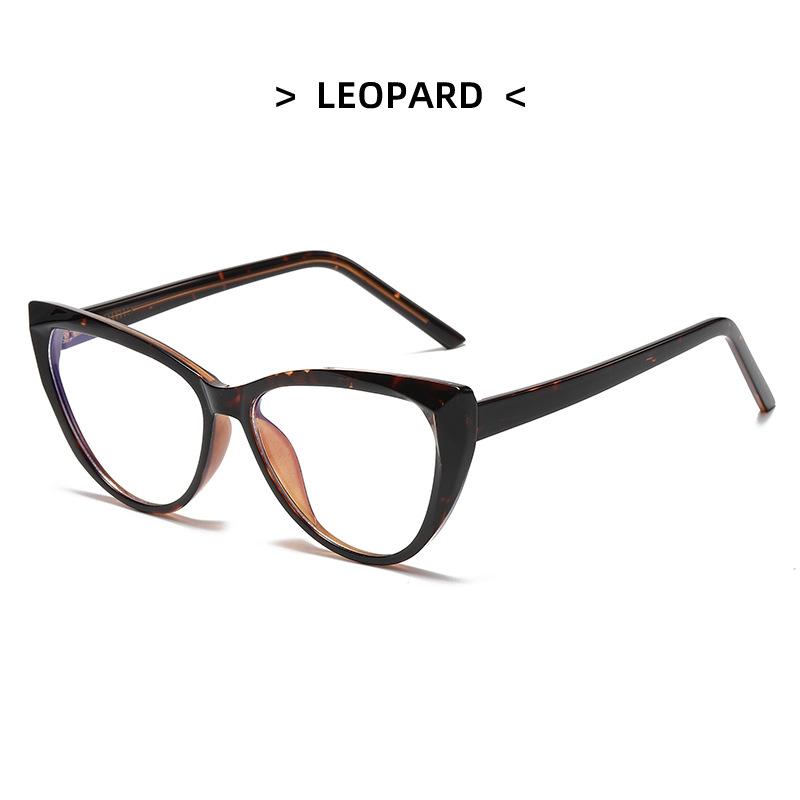 Women Fashion Cat Eye Anti Blue Light Glasses Cat Eye Black Frame Blue Light Blocking Computer Clear Lens Eyewear Eyeglasses