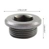 Differential Drain Plug with O-Ring Sealing Ring Metal Differential Drain Plug 33117525064 Auto Accessory for EF Series