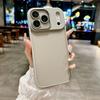 Luxury Shockproof Frosted Matte Phone Case For iPhone 17 15 14 13 12 11 Pro Max Plus Air Lens Glass Protective Cover Funda Coque