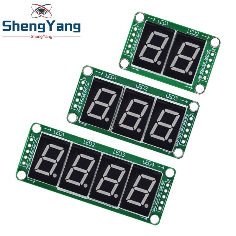 1/3/5PCS TZT Static Drive 2 3 4 Segment Digital Tube LED Display Module 2 Digital 74HC595 Tube 100% New Original For Arduino