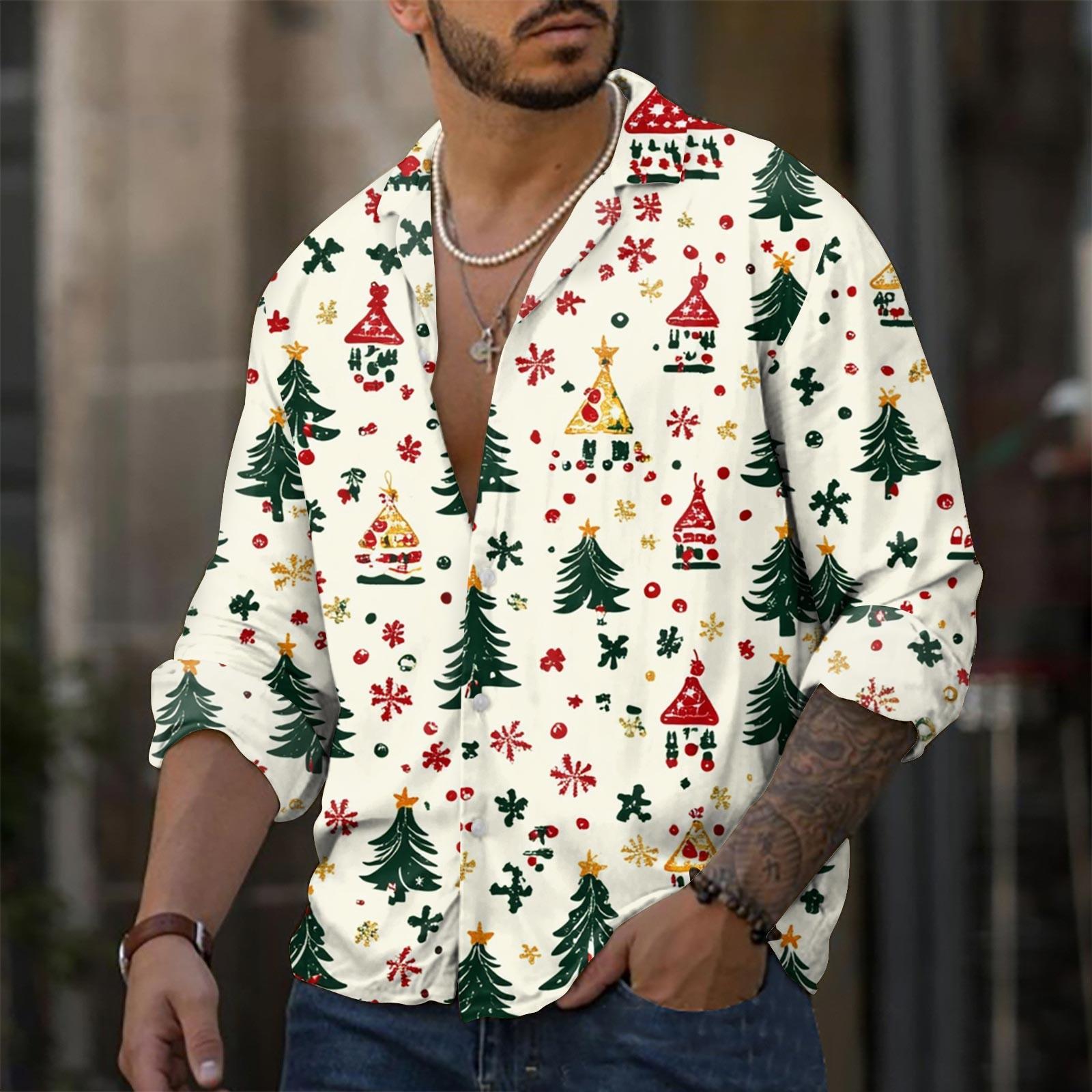 

Мужская повседневная свободная рубашка с длинными рукавами, модная рубашка с лацканами, топ XXXL хаки