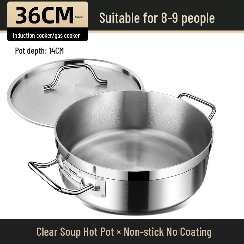 Food-Grade 316 Stainless Steel Soup Pot