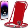Case - E.F.CONNECTION - iPhone 14 Pro - Flexible - Red - Shockproof Scratchproof