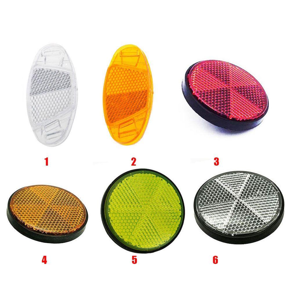 2pcs Plastic Flashing Cycling Lights Bicycle Reflect Accessories Wheel Rim Reflective Safety Warning Light Bike Spoke Reflector