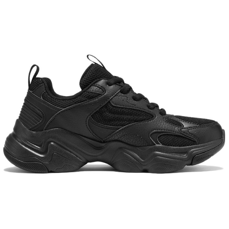 Skechers BOBS Abrasion Resistant, Breathable, Lightweight Low top Chunky Sneakers Women's Black 117685-BBK