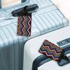 2PCS Lightning Colored Luggage Straps with Boarding Pass Buckle Password Lock for Secure Travel
