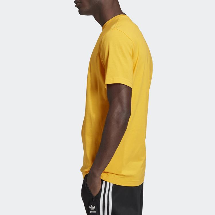 Adidas Originals Trefoil T-Shirt Men Tops Gold GD9913