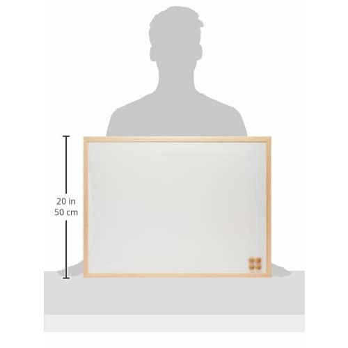 Nakabayashi Wood Whiteboard W620×H470mm WBM-E6247