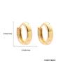 Minimalist Geometric Twisted Hoop Earrings for Women Simple Circle Gold Color Huggies Earring Ear Buckle Fashion Party Jewelry