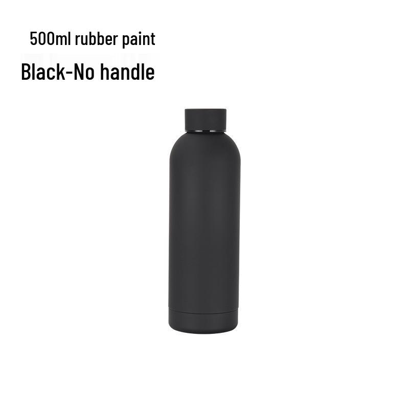 750ml Nerezová termoska - Přenosná, Matná, S malým hrdlem, pro venkovní sporty a do auta