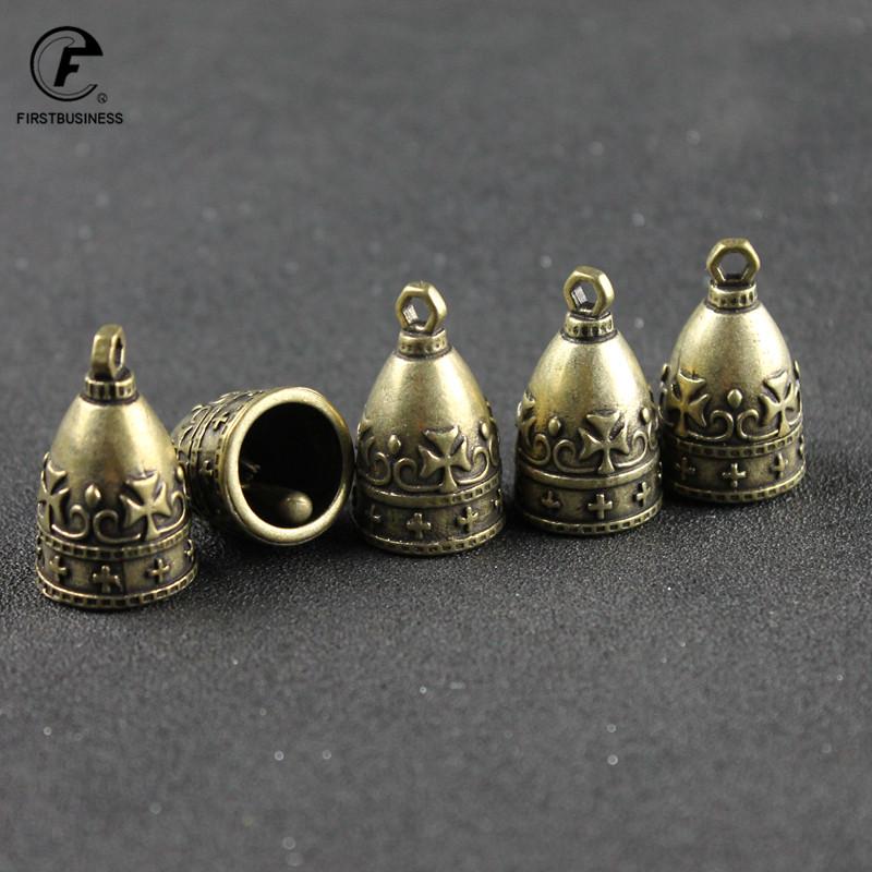 1Pcs Copper European Retro Bells For Home Wedding Party DIY Handmade Jewelry Campanula Accessories Christmas Tree Ornaments
