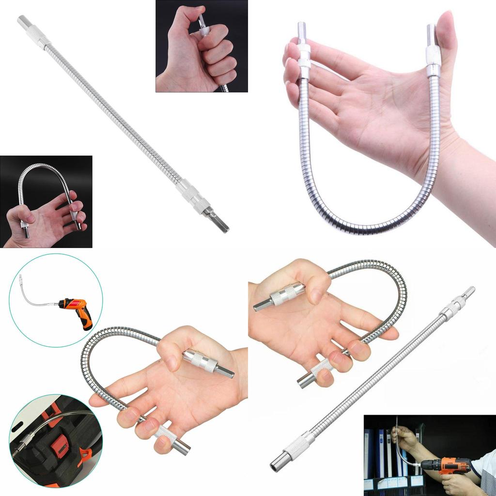 High-quality Stainless Steel Flexible Shaft Extension For Cordless Drill 200mm