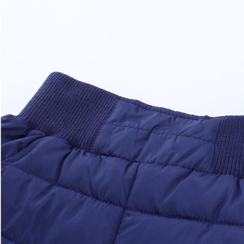 Children Down Pants Kids Clothing Boys Girls Winter Down Cotton Trousers Velvet High Waist Trouser Outdoor Ski Thermal Pants