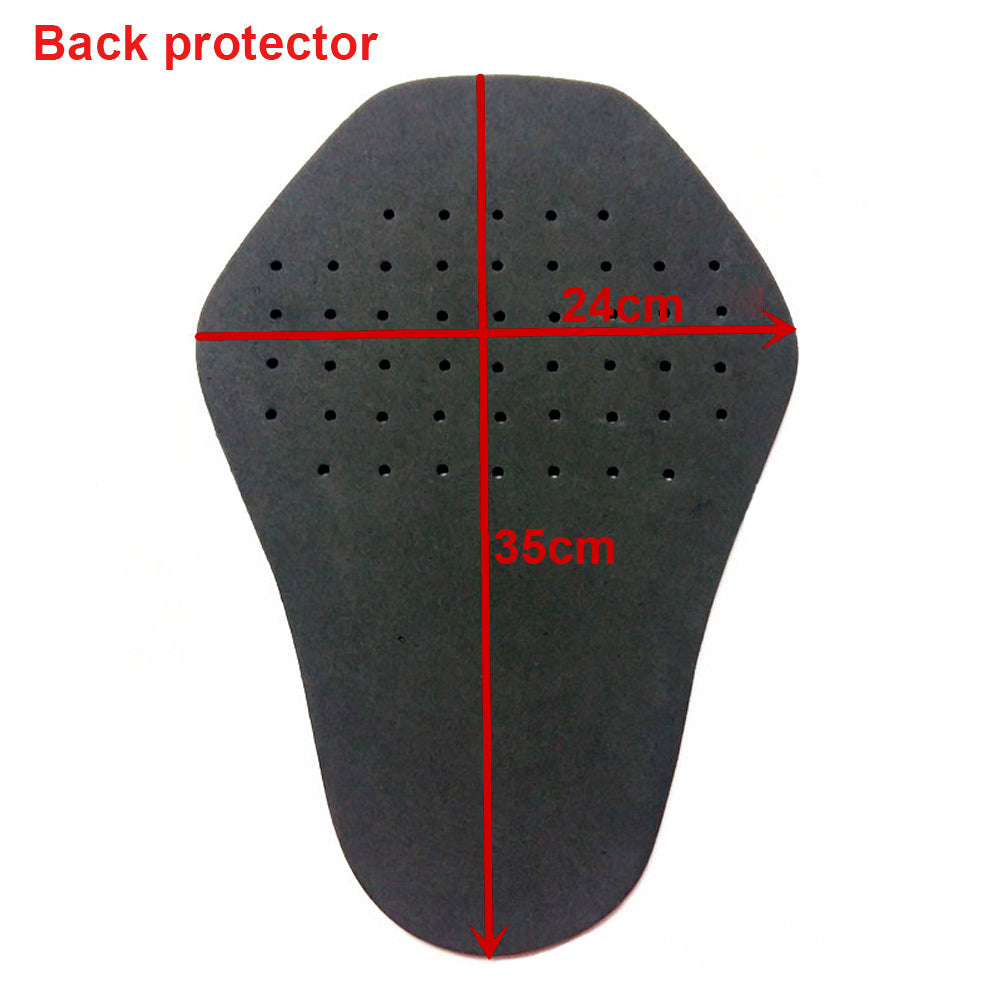 5X Motorcycle Jacket Lining Protectors Pad Shoulders Elbow Back Armor Black for Motocross Racing Skiing Ice Skating Bike Cycling