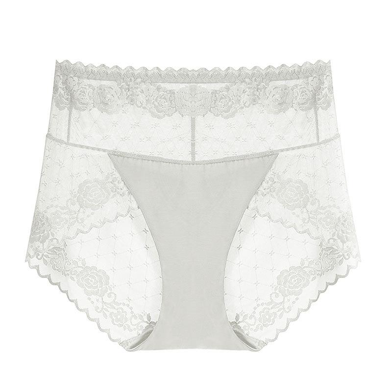 12 Color High Waist Women Panties Sexy Lace Stars Briefs Summer Ultra Thin Mesh Breathable Lingerie Female Seamless Intimates