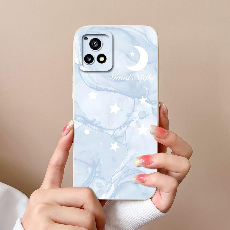 For Vivo Y72 Y72S Y52S Y54S Phone Case Stylish Design Soft Liquid Silicone Back Cover For Vivo Y 72 Y 52S Y 54S Shockproof Funda
