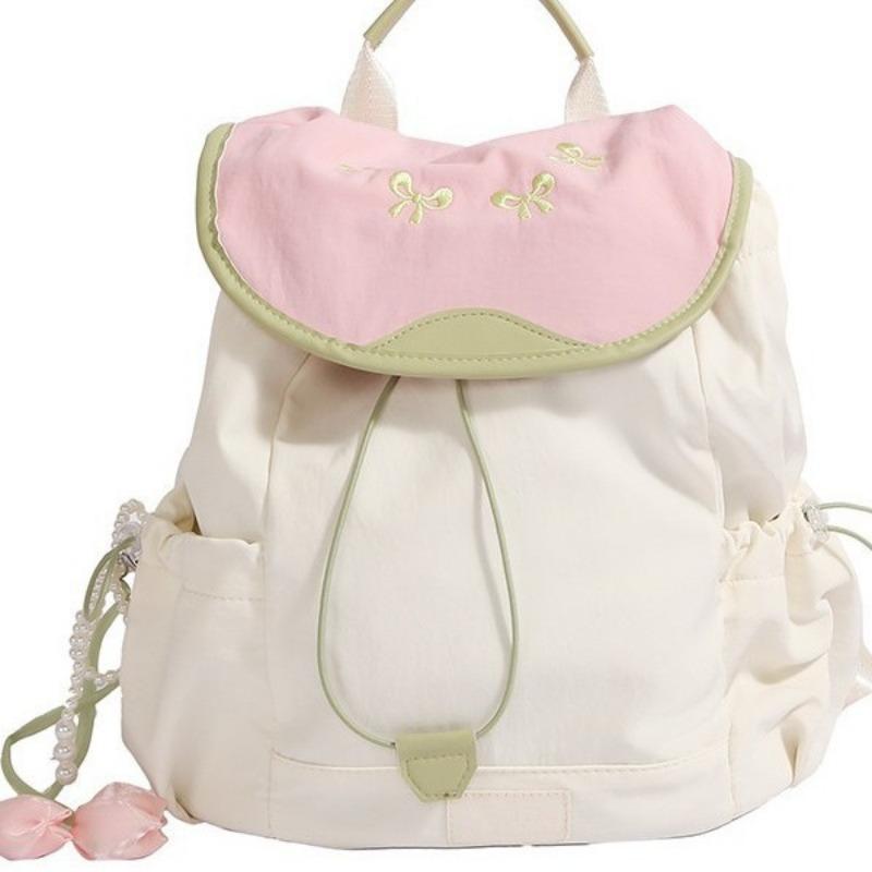 School Bag New High-value Fresh and Sweet Dopamine Contrasting Mini Backpack Junior High School Backpack
