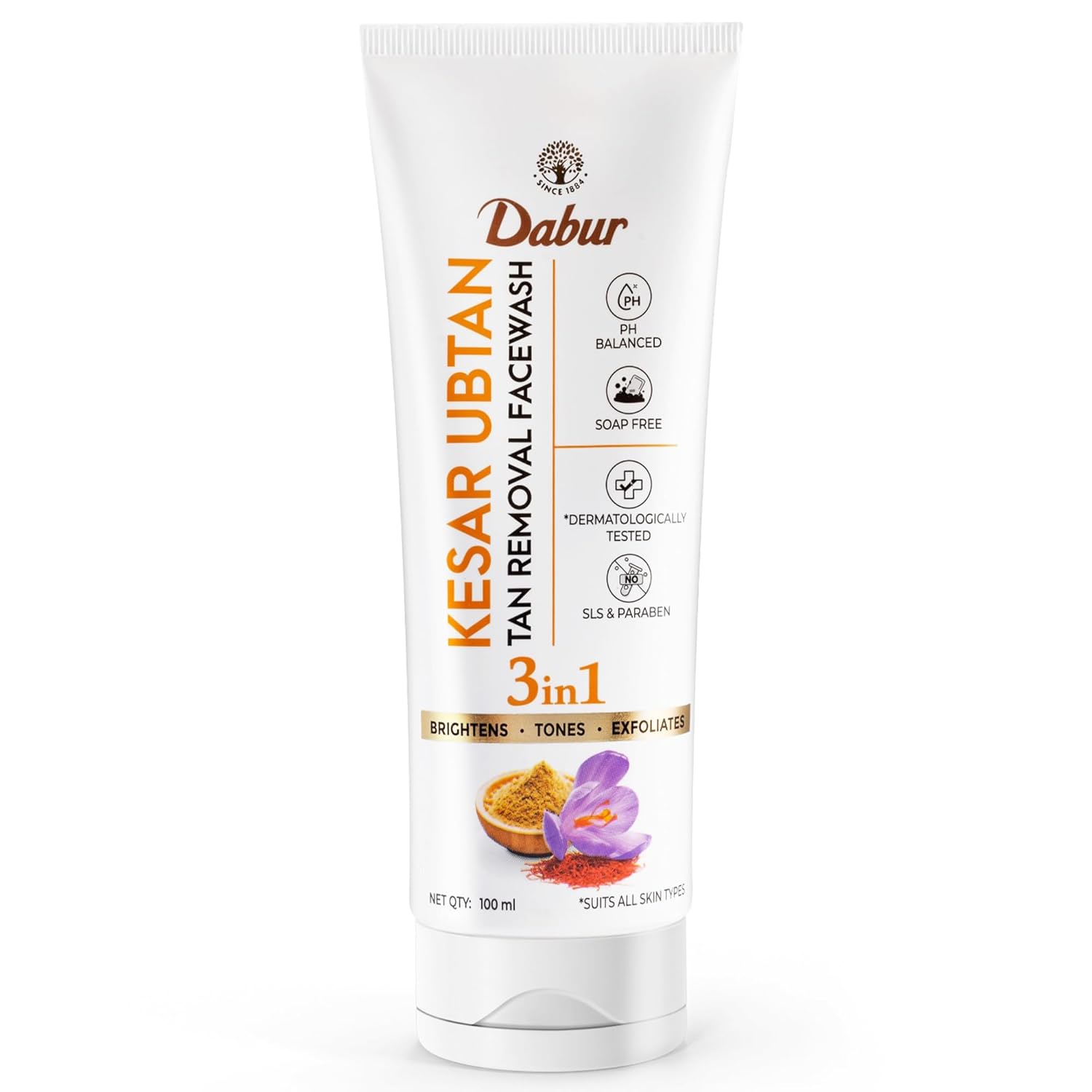 

Dabur Kesar Ubtan Средство для умывания лица - 100 мл X Упаковка из 2 шт.