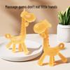 Cross-Border Baby Giraffe Teether: Food-Grade Silicone Soothing Toy for Teething Relief