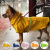 Large Dog Raincoat Corgi Cloak Style Puppy Waterproof Dog Clothes Reflective Pet Windproof Rainproof Hooded Raincoat for Dog 5