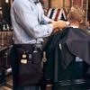 56*40cm Hair Stylist Half Apron with Adjustable 5 Pockets Belt Waterproof Professional Barbers Hairdresser Tools Storage Apron