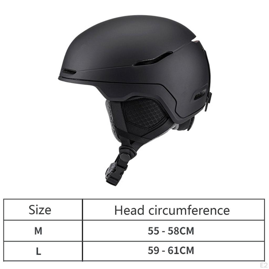 Skiing Helmet Removable Ear Pads Ski for Winter Sports Snowboarding