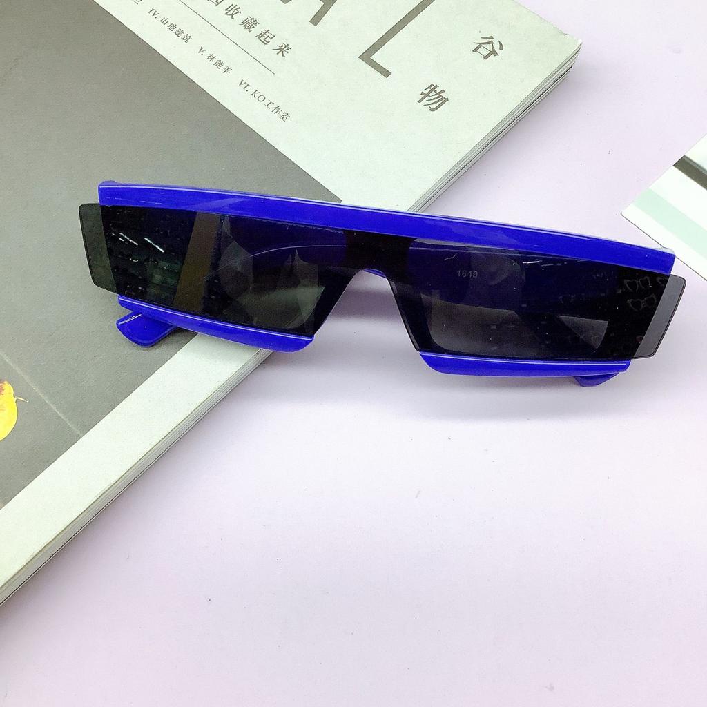 Children'S Sunglasses Irregular One-Piece Fashion Glasses Internet Celebrities Live Streaming Host Children'S Sunglasses Tide