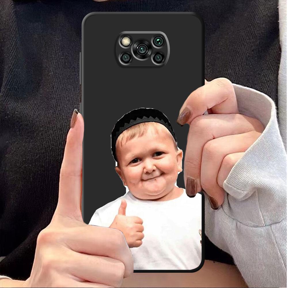 Etui na telefon dla Xiaomi Poco C40 M3 F4 F3 GT X4 F1 X3 NFC X3 Pro M4 5G X4 NFC M4 Pro Czarne Babaite Funny hasbulla Torba Pancerz