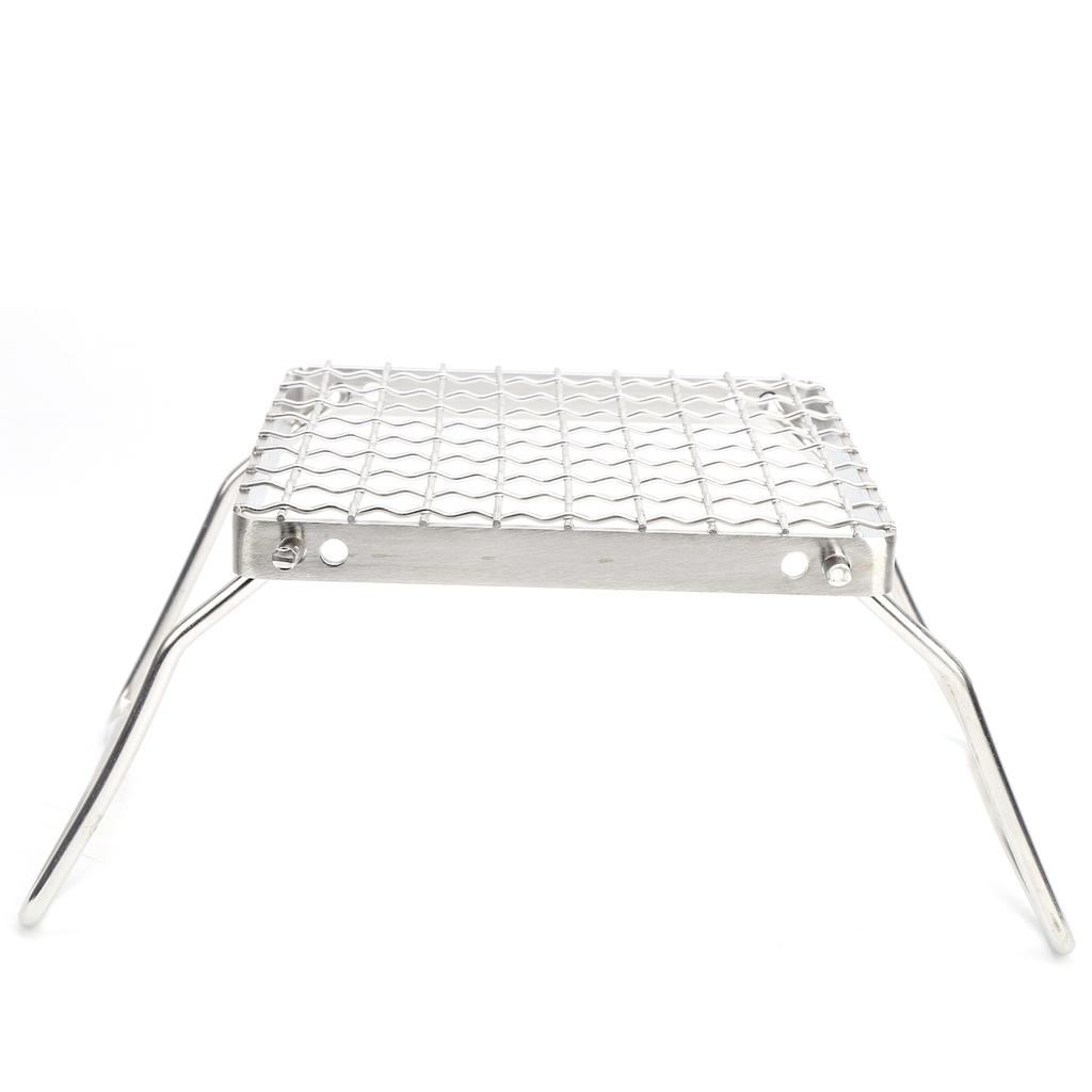 Stainless Steel Outdoor Barbecue Stove Folding Grill BBQ Camping Burning Firewood Stove