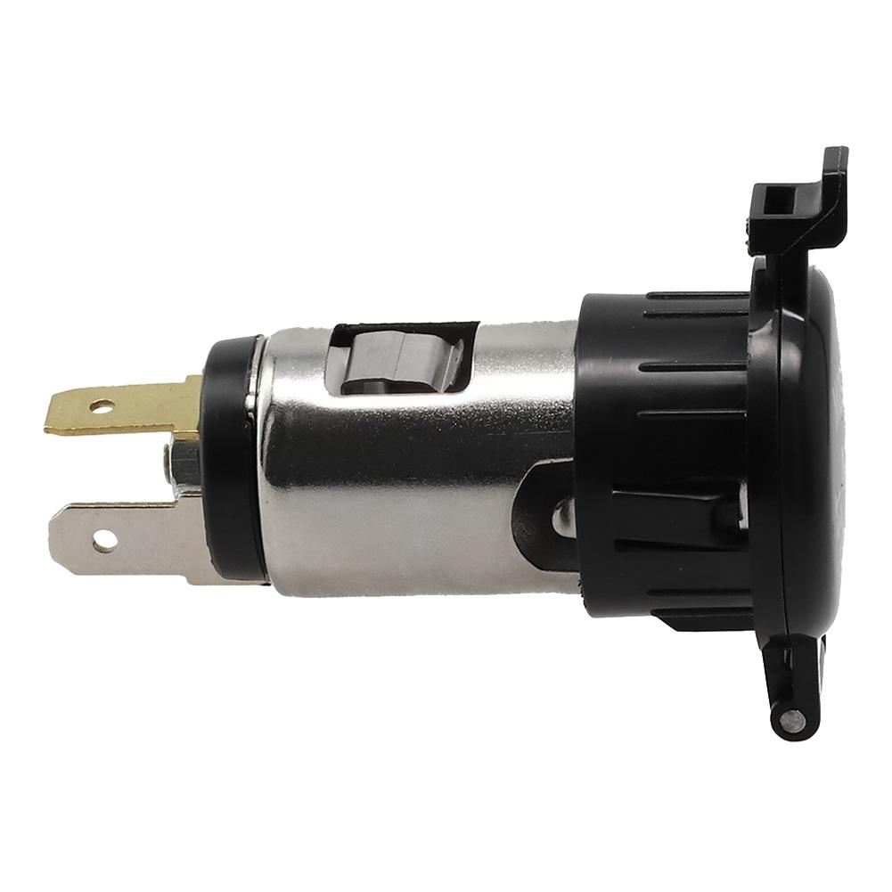 Sturdy Power Socket with Waterproof Cover Perfect for 12V/24V Vehicles and More