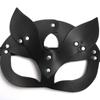 Cosplay Rabbit Cat Mask Half Face Fashion Black Rave Party Dancer Club Costume Props Halloween Cosplay Masque Bunny Mask 2025