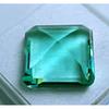 Stunning Brazilian Apple Green Topaz 14 Ct Square Cut Certified Loose Gemstone