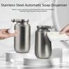 Touchless Electric Lotion Bottle Stainless Steel Kitchen Dish Soap Container Home
