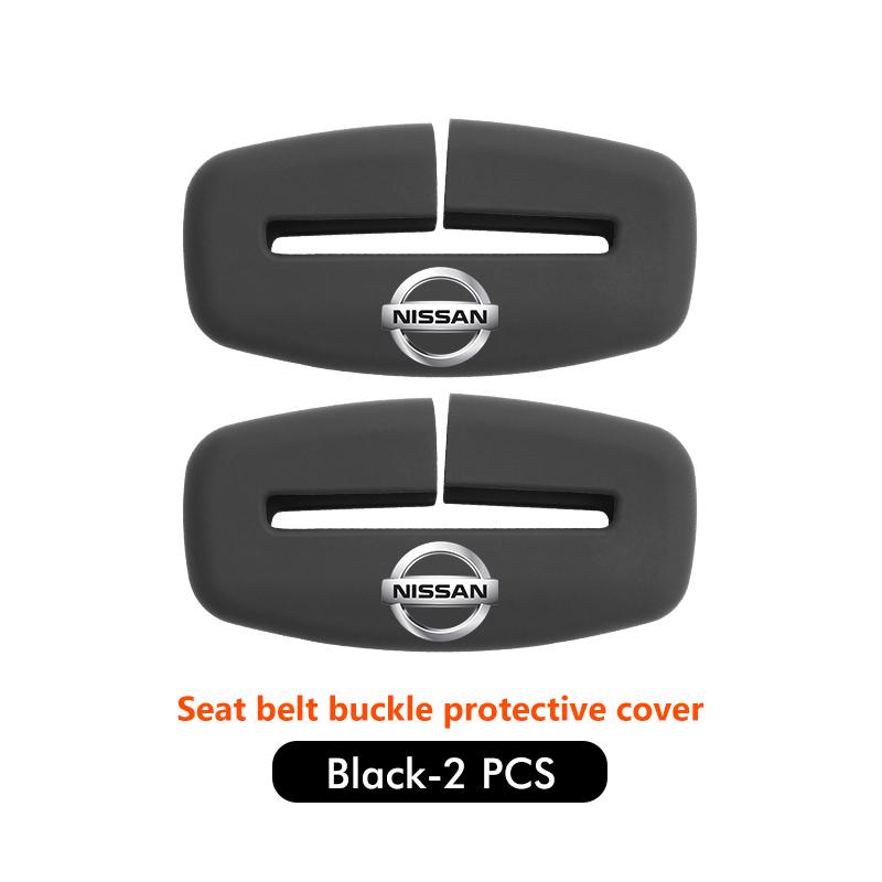 Silicone Seat Belt Buckle Cover Universal Car Anti Scratch Protector For Nissan Almera Versa Pathfinder Maxima Murano Armada