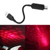 LED Car Roof Star Night Light Projector Atmosphere Galaxy Lamp USB Decorative Lamp Adjustable Multiple Lighting Effects Home Decoration