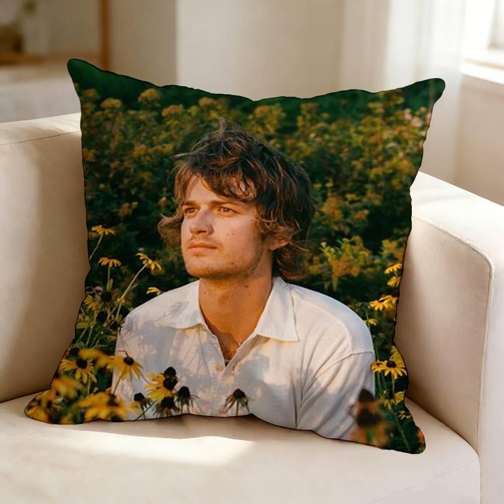 Actor DJO J-Joe K-Keery-y Square Double-Sided printed Pillow Case Bedroom Bedside Pillow Sofa Cushion Cover