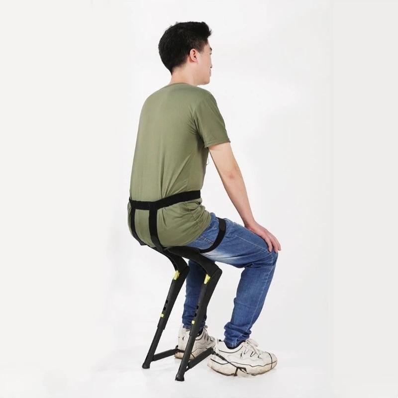 Wearing Sports Chair Fishing Folding Stool Outdoor Portable Travel Multi-function Seat Exoskeleton Wearing Seat