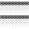 20Pcs LED Luminous Diode Lamp Holder 2‑Hole 2‑Color 3‑Pin Common Anode Light Emit Base