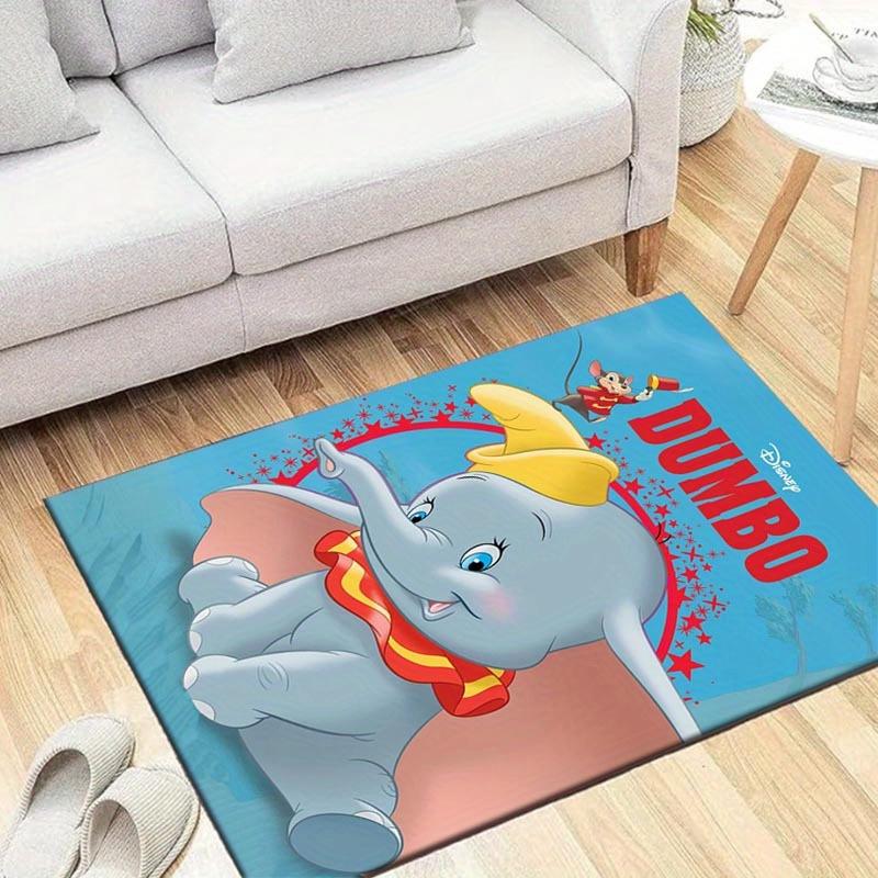 

1pc Dumbo Pattern Area Rug Soft Flannel Floor Mat for Living Room, Office, Bedroom and Carpet, Sofa Coffee Table Floor Mat 60cm by 90cm